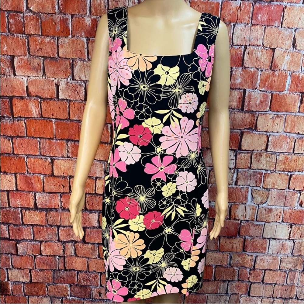Amanda Smith Sequined Floral Sheath Dress‎